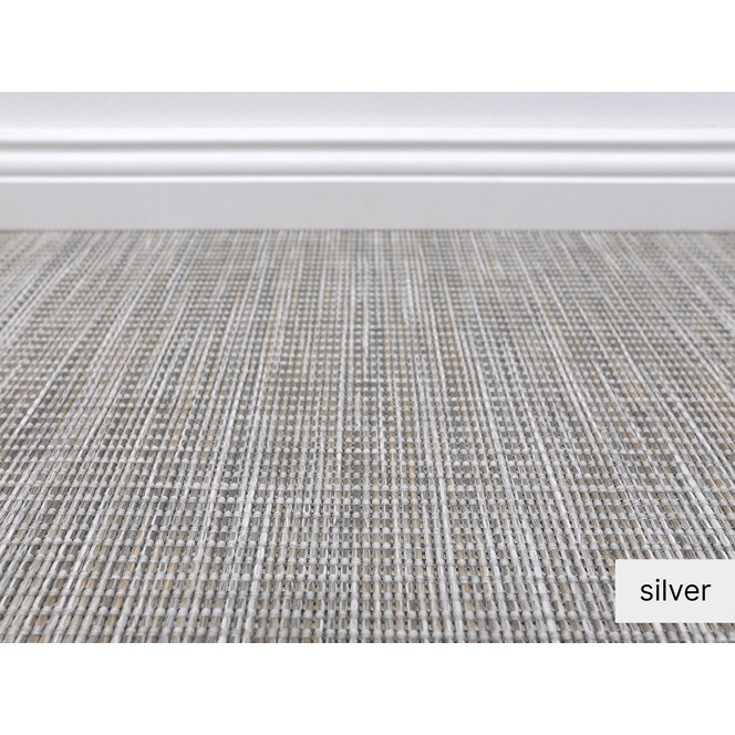 Dalia Teppichboden Meterware Wunschmass in Silver