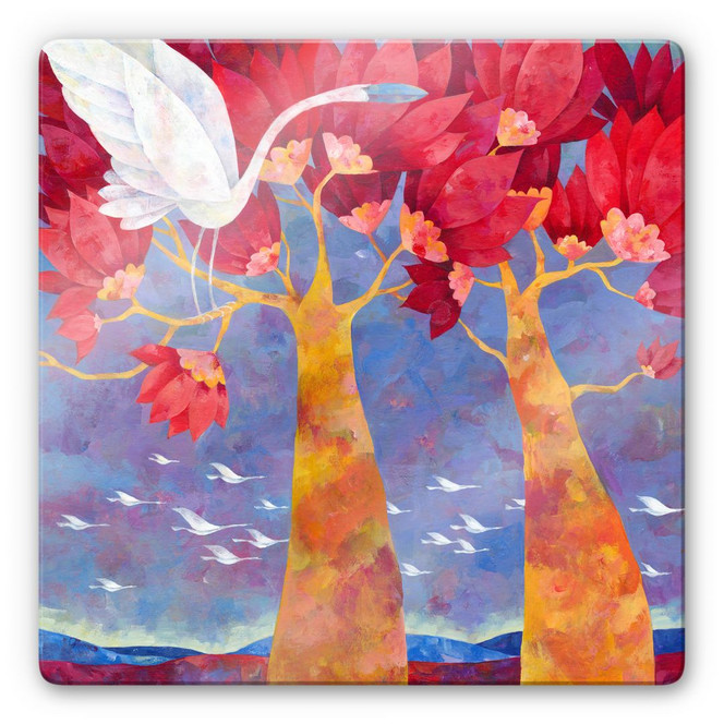 Glasbild Blanz - Auf Reisen