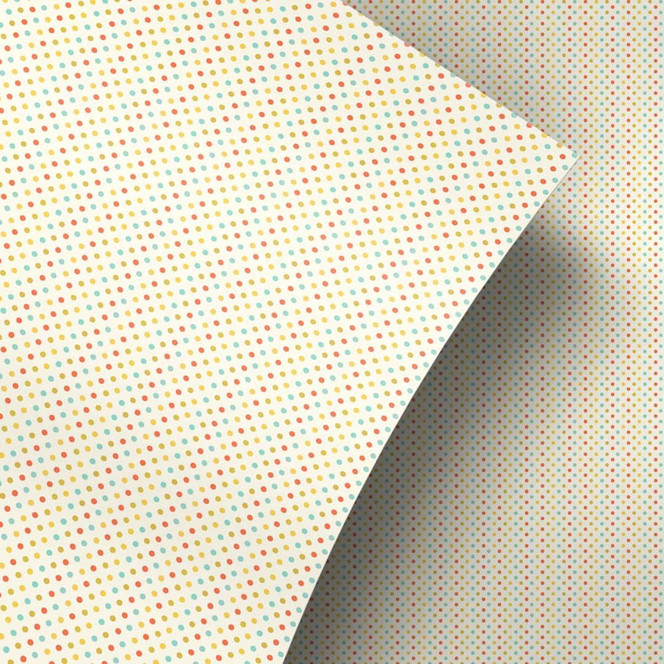 Möbelfolie, Dekofolie - abwischbar - Polka Dots