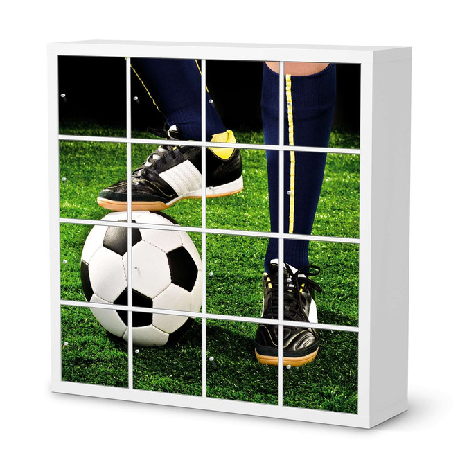 Möbelfolie IKEA Expedit Regal 16 Türen - Fussballstar- Bild 1