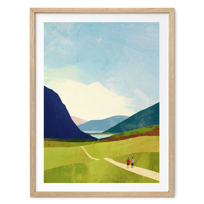 Poster Sommerwanderung am Bergsee - Rivers