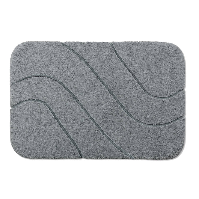 Bahama Badteppich Wunschmass in Kiesel 85