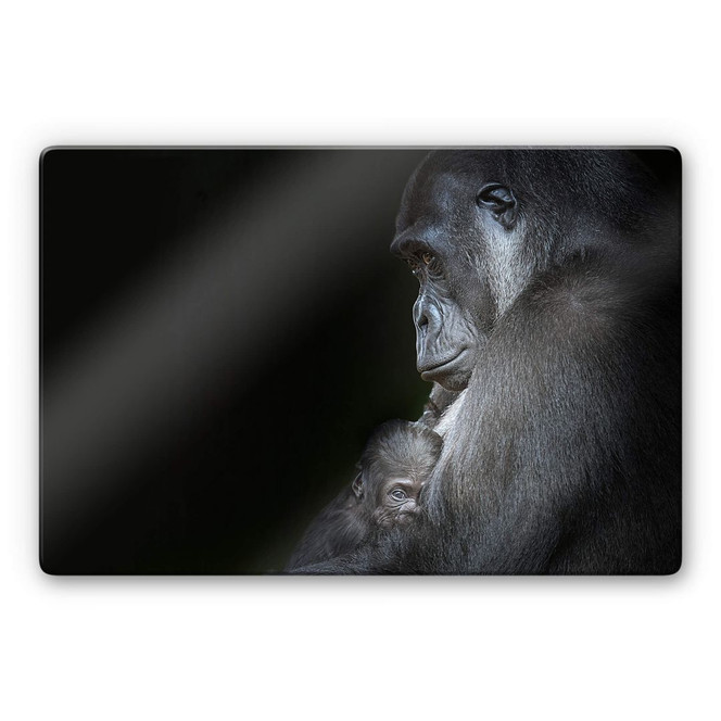 Glasbild Cuadrado - Tenderness