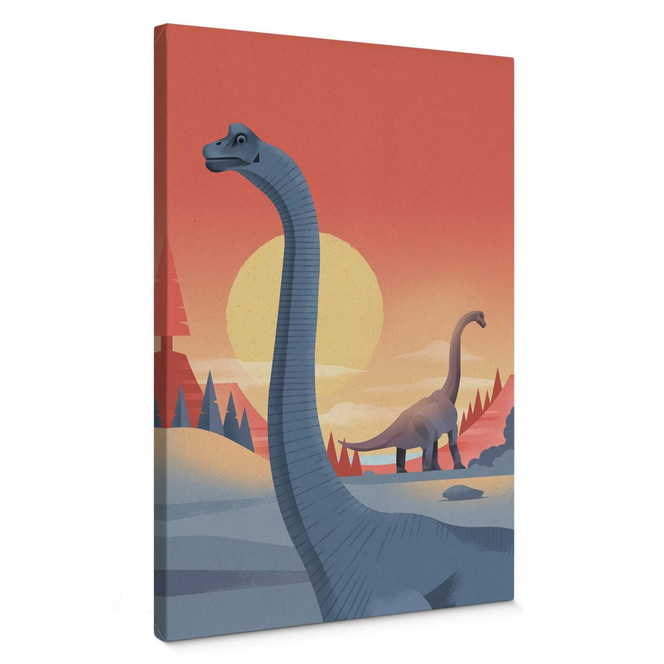 Leinwandbild Braun - Brachiosaurus