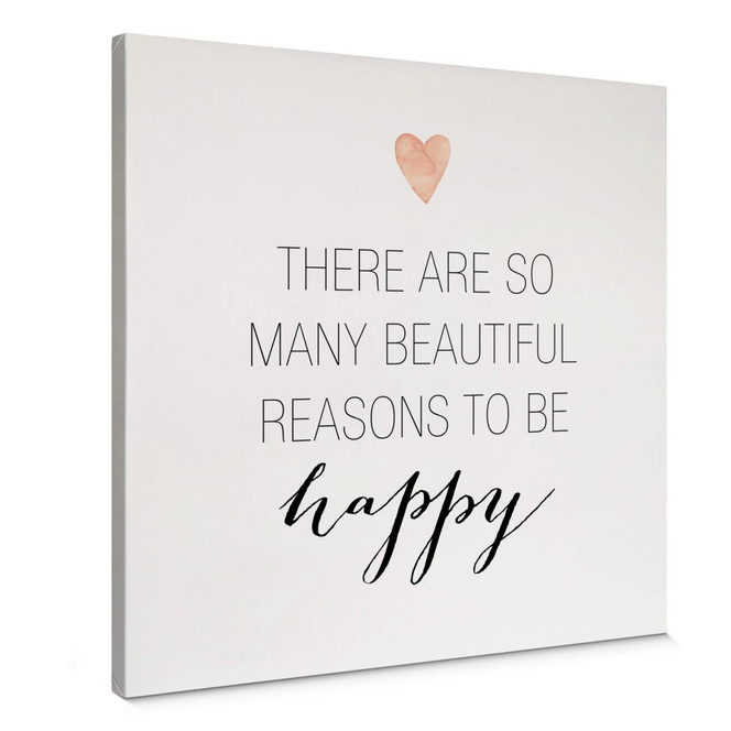 Leinwandbild Confetti & Cream - Many reasons to be happy