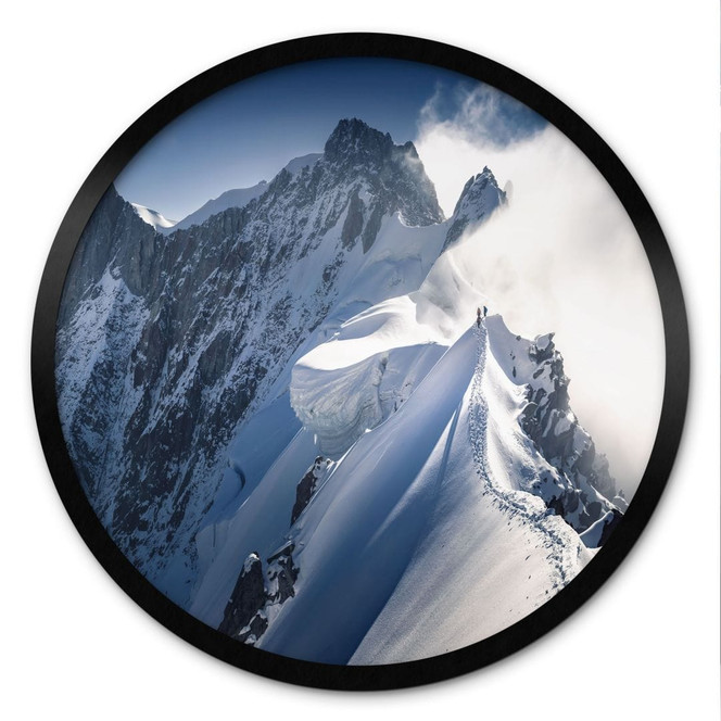 Poster Gipfel des Mont Blanc - Nienartowicz - Rund
