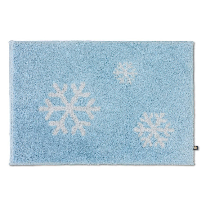 Schneeflocke Badteppich