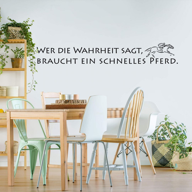 Wandtattoo Wer die Wahrheit sagt...