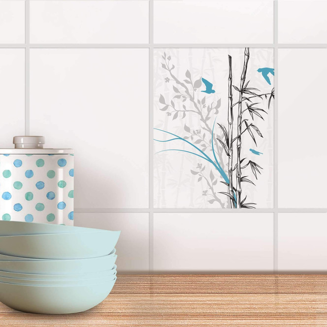Fliesensticker - Bamboo 1
