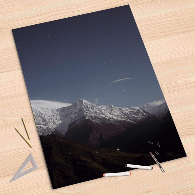 Folienbogen (80x120cm) - Mountain Sky- Bild 1
