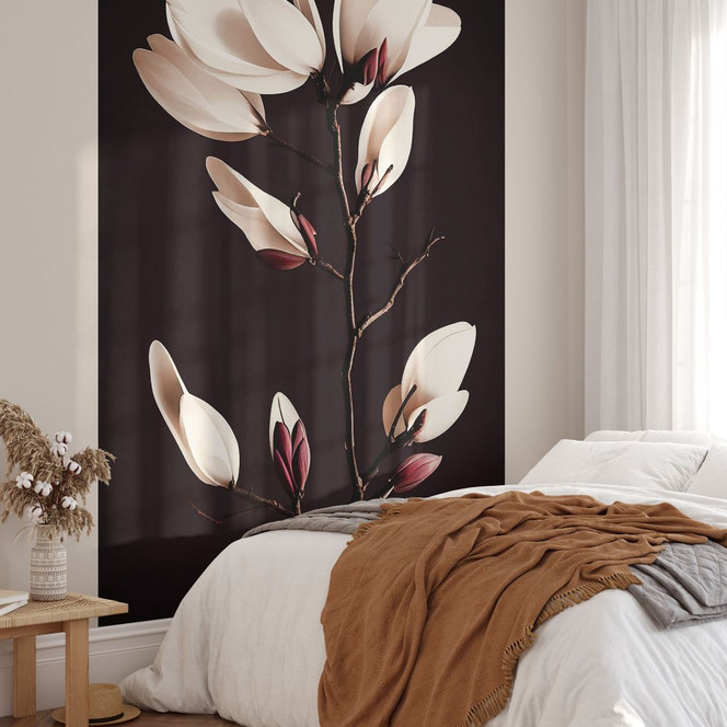Fototapete Edle Magnolienblüten - Blumentapete - Treechild
