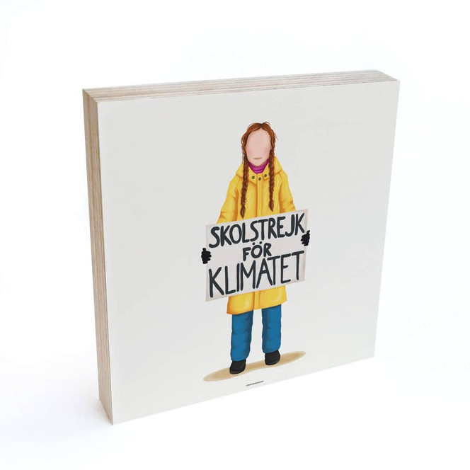 Holzbild zum Hinstellen - Tohmé - Greta - 15x15cm - Bild 1