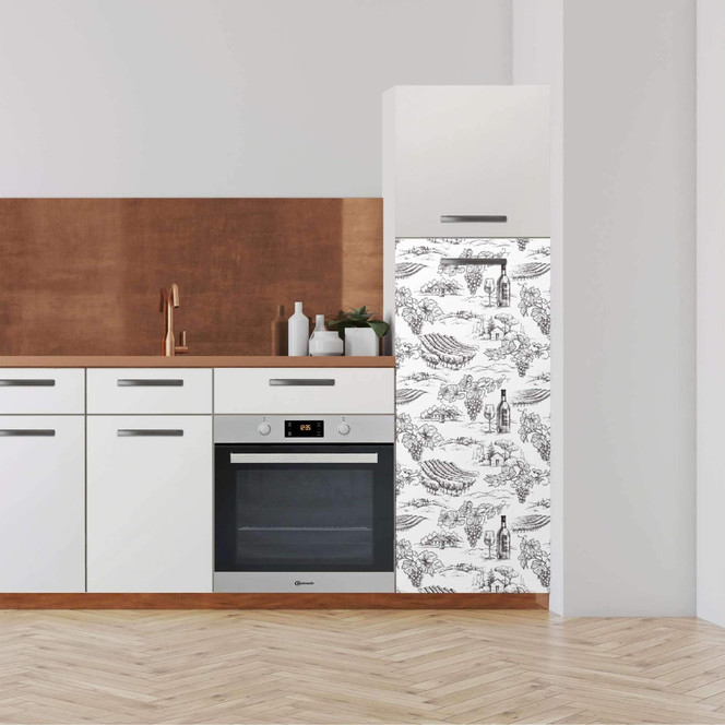 Klebefolie - Hochschrank (60x140cm) - Vineyard- Bild 1