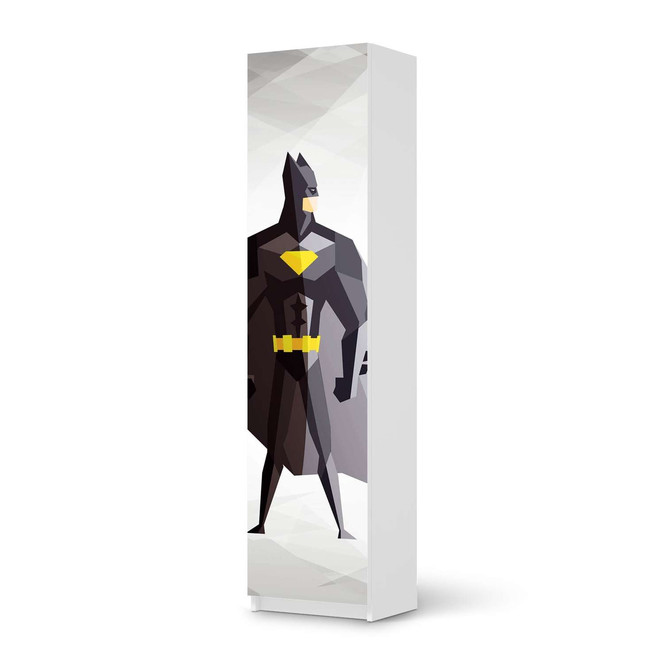 Möbelfolie IKEA Pax Schrank 201cm Höhe - 1 Tür - Mr. Black- Bild 1
