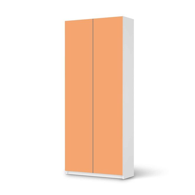 Möbelfolie IKEA Pax Schrank 236cm Höhe - 2 Türen - Orange Light- Bild 1