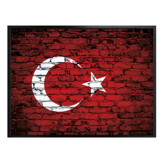 Poster Türkische Flagge