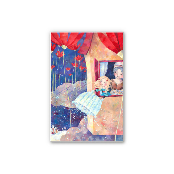 Wandbild Blanz - Frau Holle