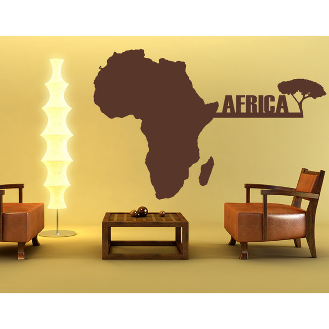Wandtattoo Africamap