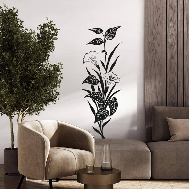 Wandtattoo Trompetenblume