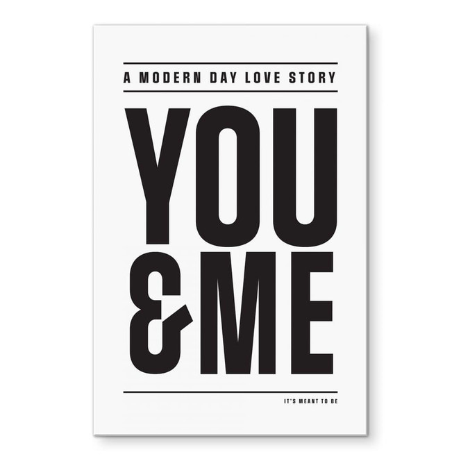 Acrylglasbild You and me - Kerr-Dineen