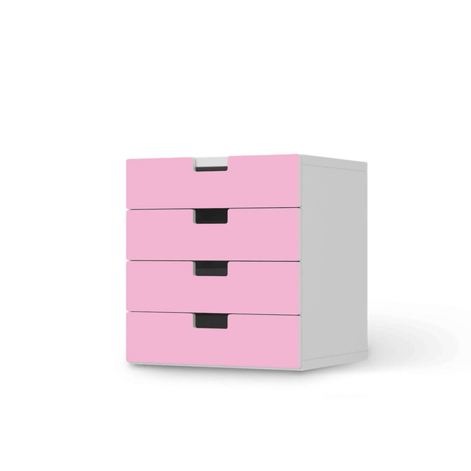 Klebefolie IKEA Stuva / Malad Kommode - 4 Schubladen - Pink Light- Bild 1