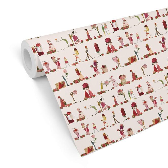 Mustertapete Leffler - Rosenfeen