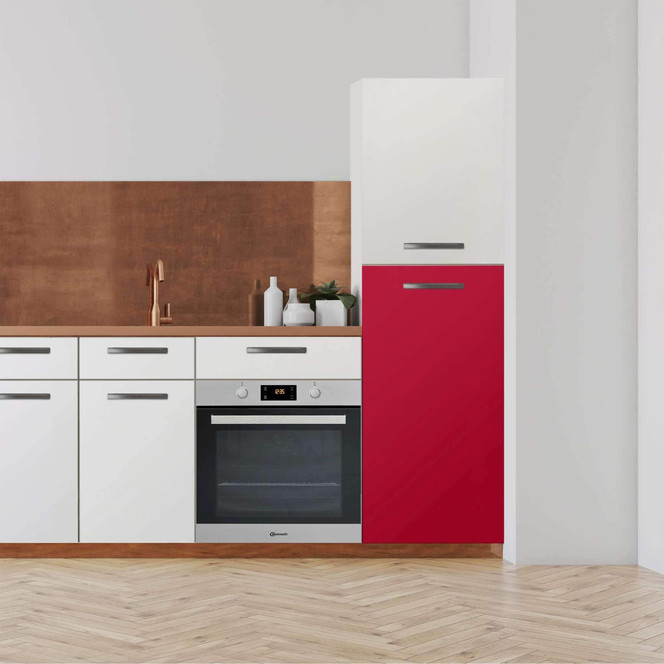 Klebefolie - Hochschrank (60x120cm) - Rot Dark- Bild 1