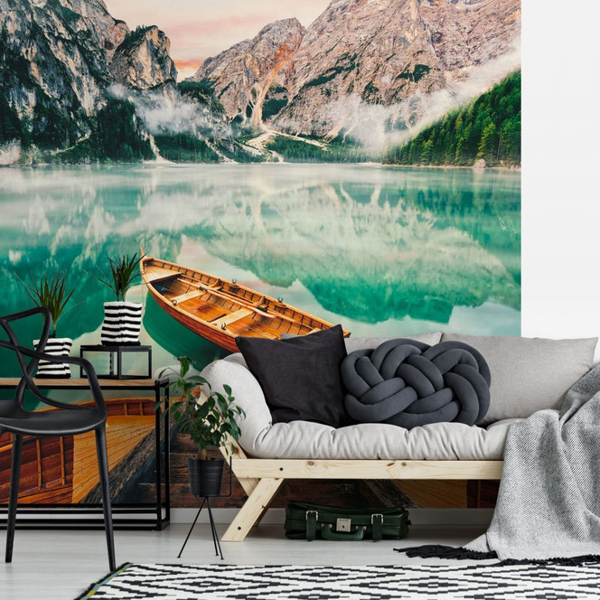 Fototapete Lago di Braies