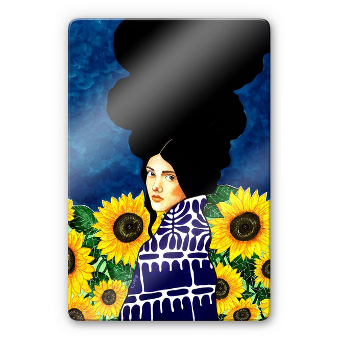Glasbild Hülya - Der Verstand