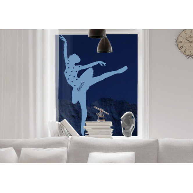 Glasdekor Wunschtext Grazile Ballerina - Bild 1