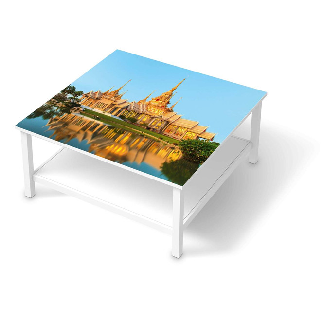 Klebefolie IKEA Hemnes Tisch 90x90cm - Thailand Temple- Bild 1