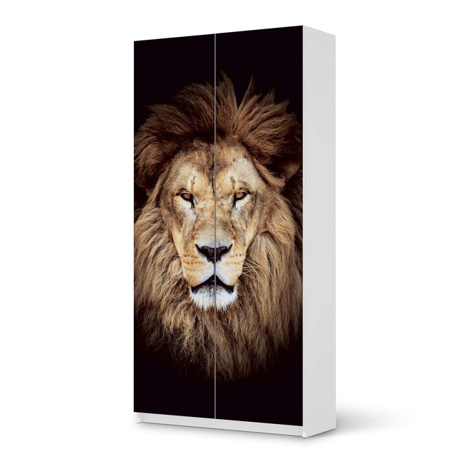 Klebefolie IKEA Pax Schrank 201cm Höhe - 2 Türen - Wild Eyes- Bild 1