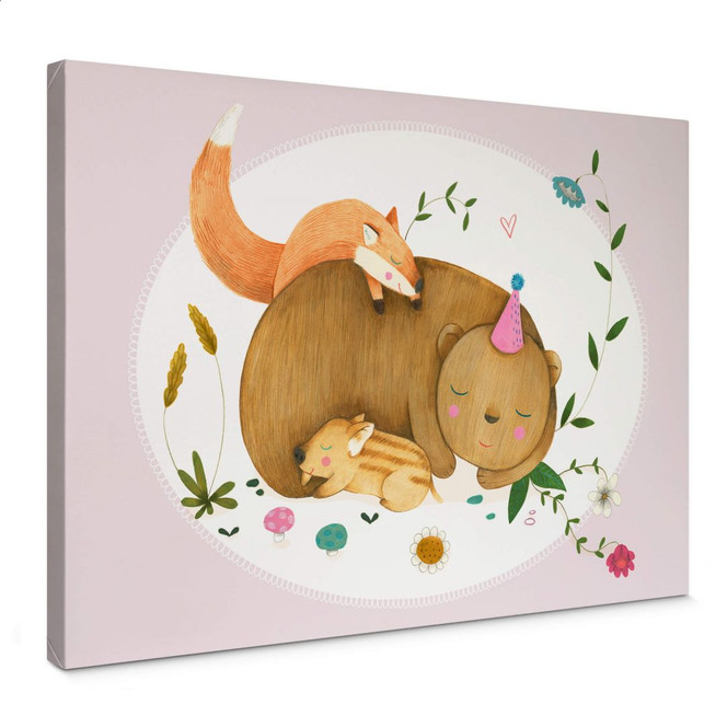 Leinwandbild Loske - Waldfreunde