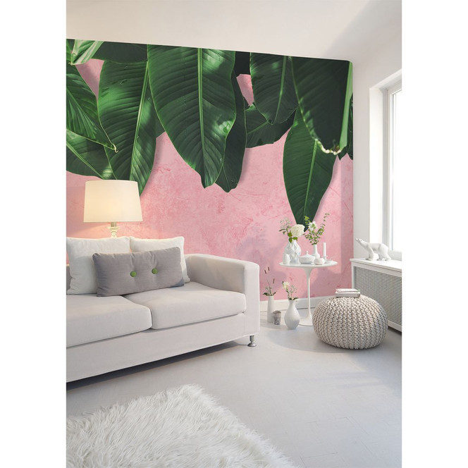 Livingwalls Fototapete Designwalls Leaves Wall Natur - Bild 1