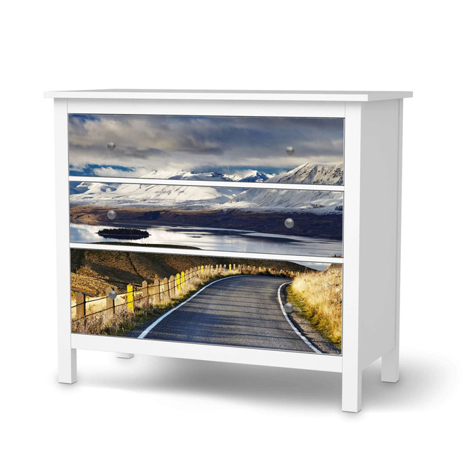Möbelfolie IKEA Hemnes Kommode 3 Schubladen - New Zealand- Bild 1