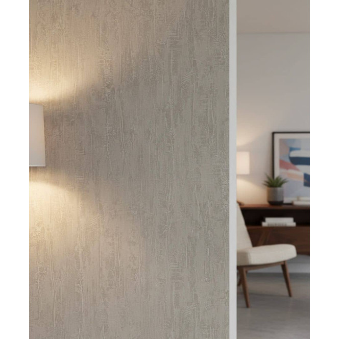 Vliestapete Struktur Modern in Grau