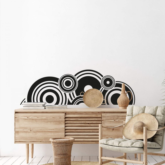 Wandtattoo Retro Bogen