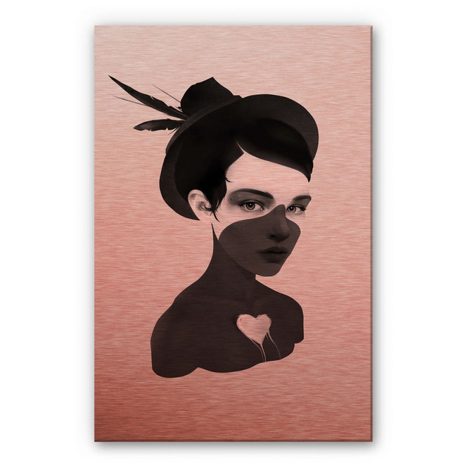 Alu-Dibond Bild mit Kupfereffekt Ireland - Fool