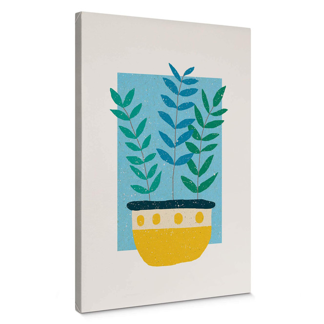 Leinwandbild Demir - Botanische Illustration