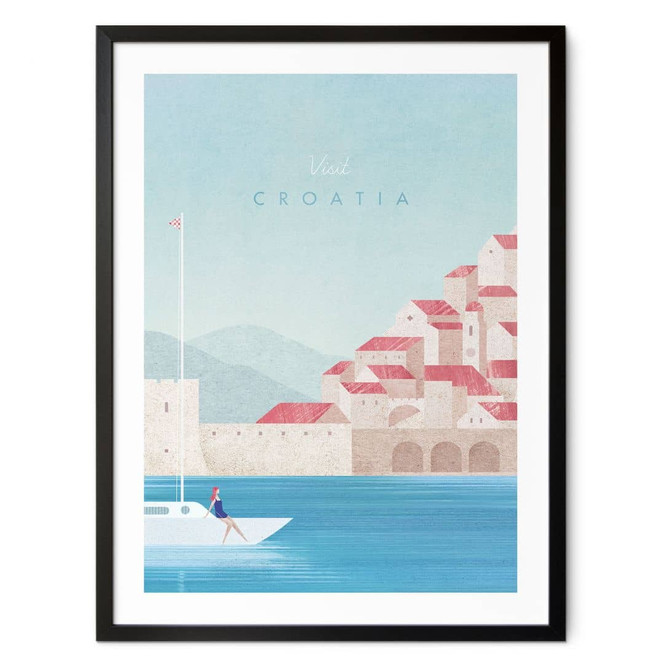 Poster Urlaub in Kroatien - Rivers