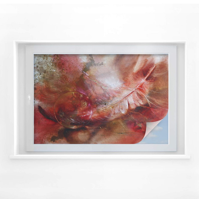 Sichtschutzfolie Schmucker - Feder und Glaskugel