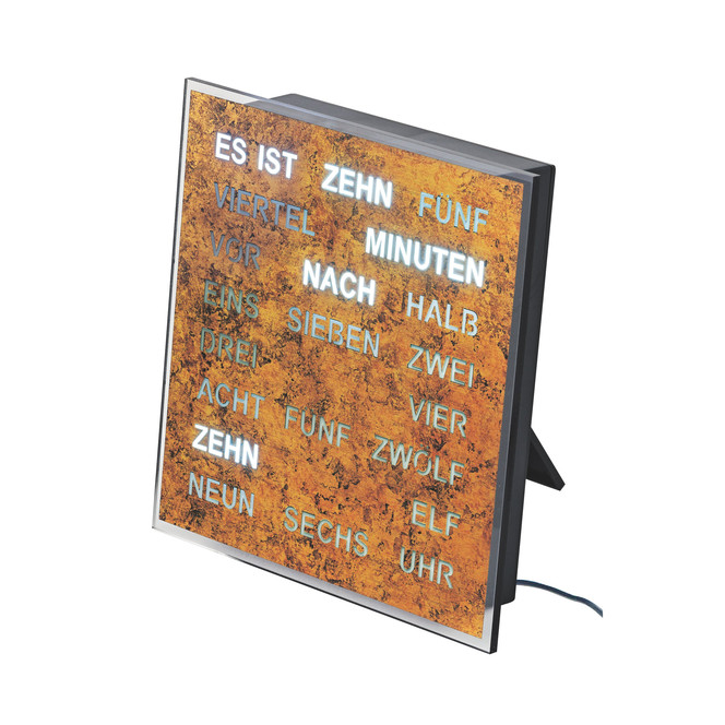 Tischuhr Kunststoffgehäuse mit 220V Adapter