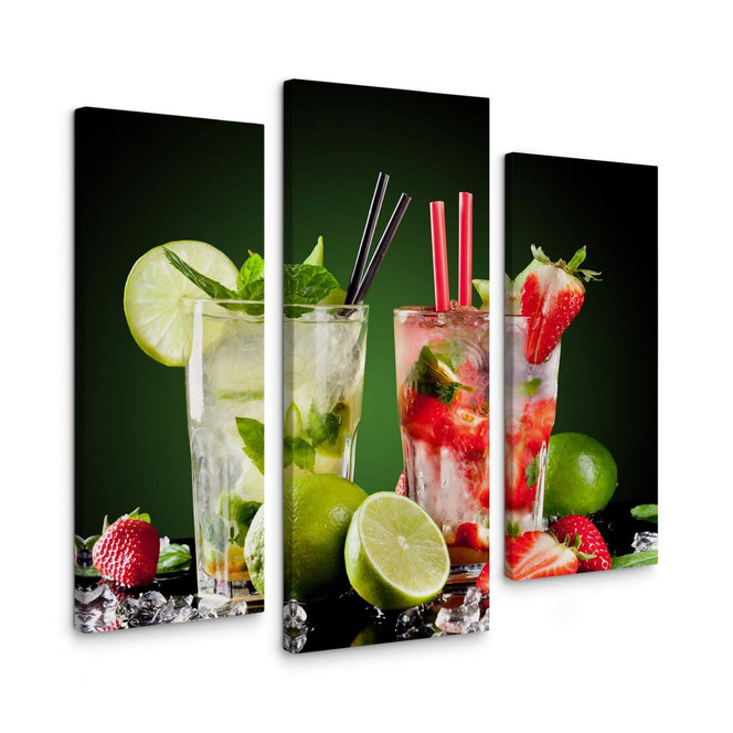Leinwandbild Cocktail Hour (3-teilig)