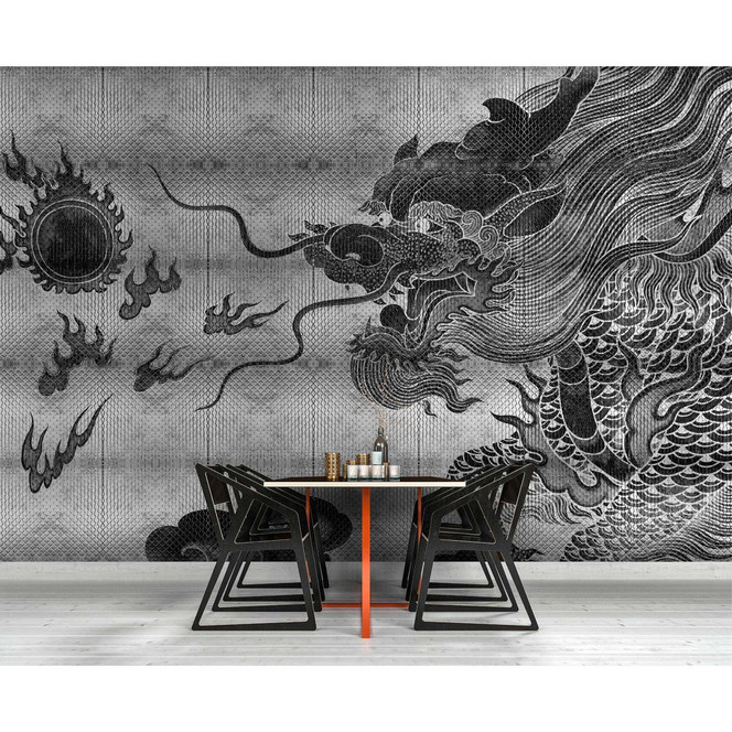 Livingwalls Fototapete Walls by Patel 3 Shenzen 3 silber, grau, schwarz - Bild 1