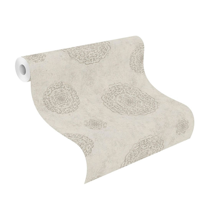 Rasch Vliestapete Rock'n Rolle beige