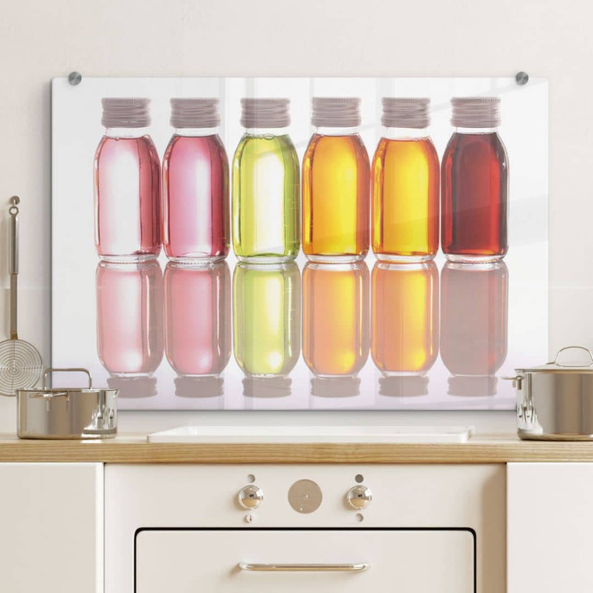 Spritzschutz Oil Bottles