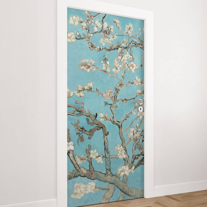 Türfolie Mandelblüte - van Gogh - Selbstklebende Türdeko