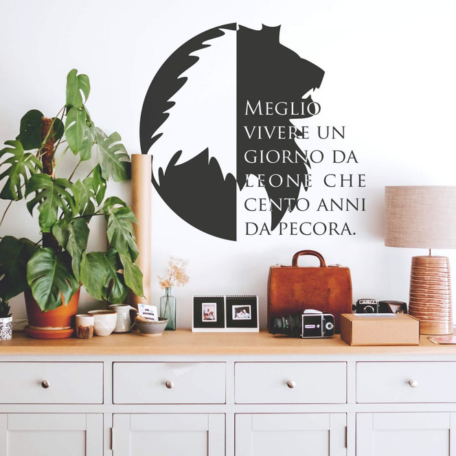 Wandtattoo Meglio...