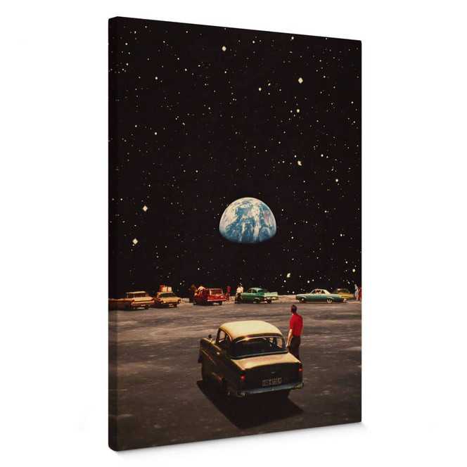 Leinwandbild Blick auf die Erde vom Weltall - Taudalpoi