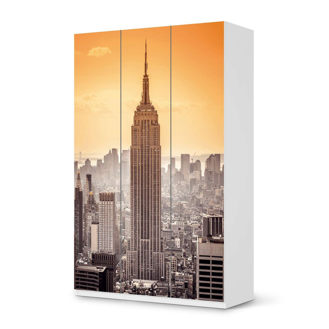 Möbelfolie IKEA Pax Schrank 236cm Höhe - 3 Türen - Empire State Building- Bild 1